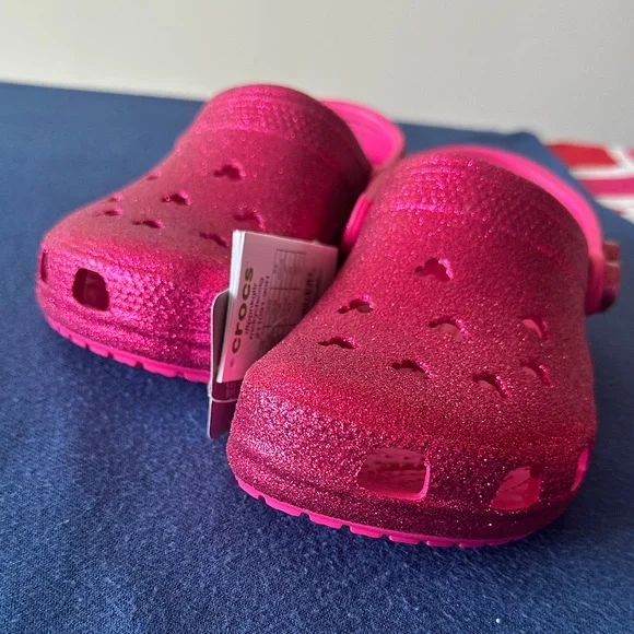 Disney CROCS Sparkly Pink Clogs - Picture 6 of 7